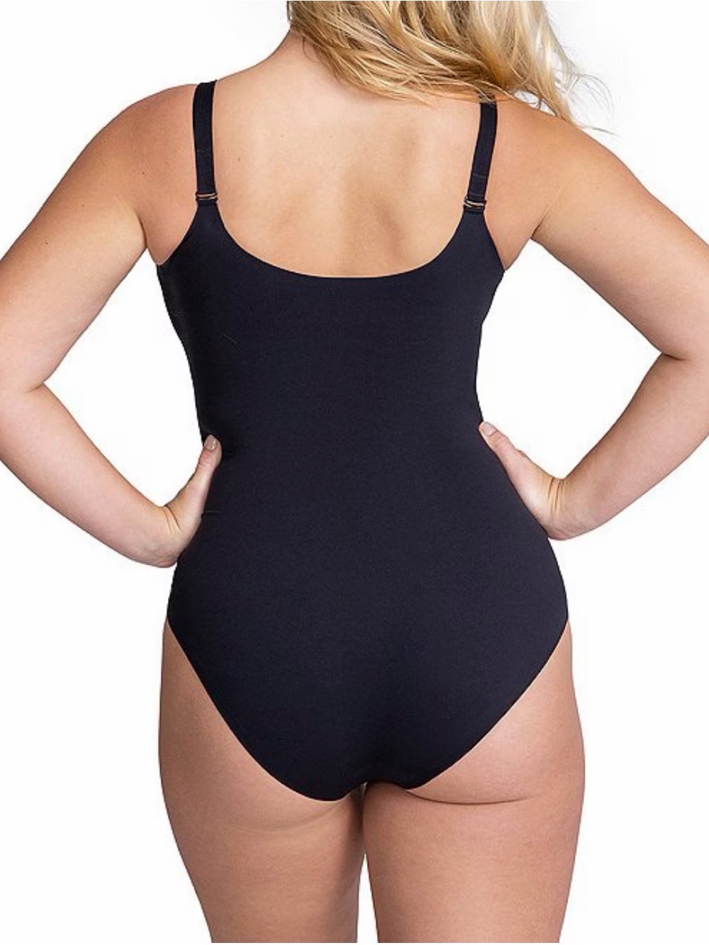 Honeylove Cami Black Sculpting Bodysuit with Adjustable Straps Size Medium - Picture 2 of 7